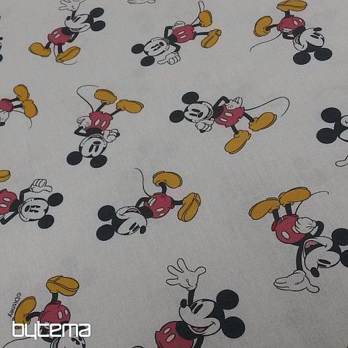 Cotton fabric MICKEY MOUSE