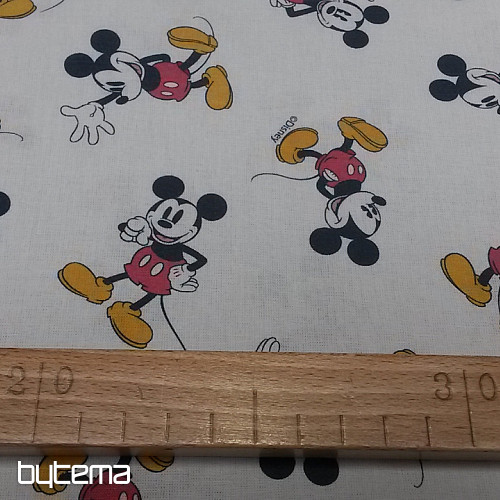 Cotton fabric MICKEY MOUSE
