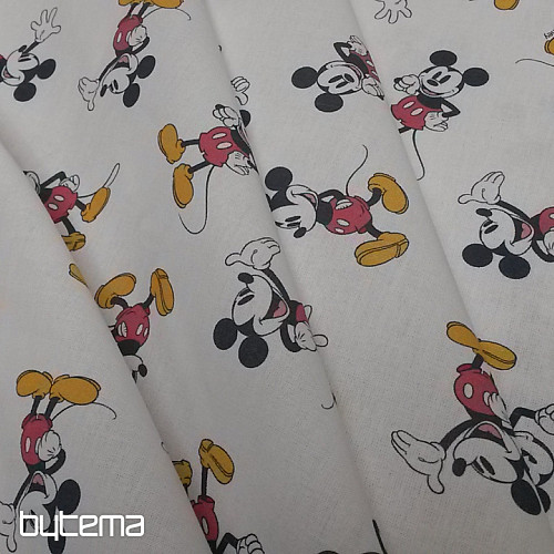Cotton fabric MICKEY MOUSE