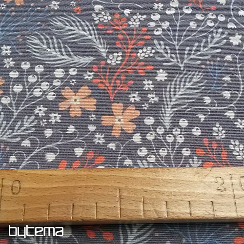 Decorative fabric BESA flowers