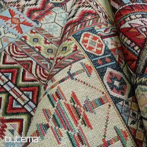 Tapestry fabric INDIANS