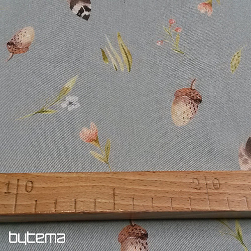Children decorative fabric FEATHERS