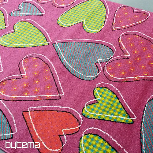 Children carpet PLAY heart