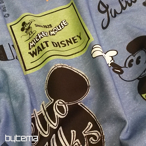 Children decorative fabric MICKEY MOUSE  blue