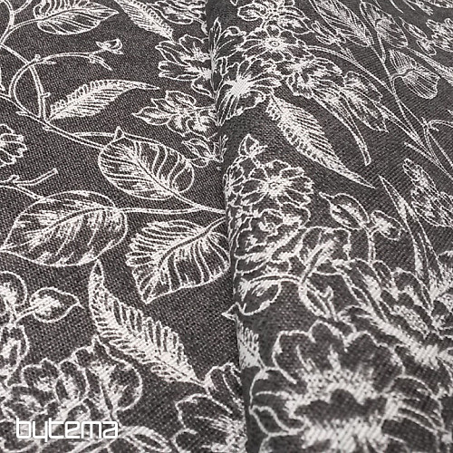 Decorative fabric  IZAL black
