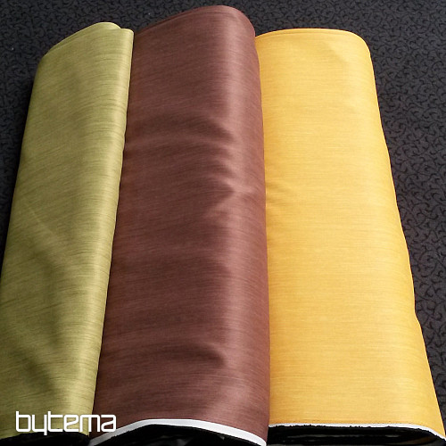 Decorative fabric BLACKOUT brown highlights