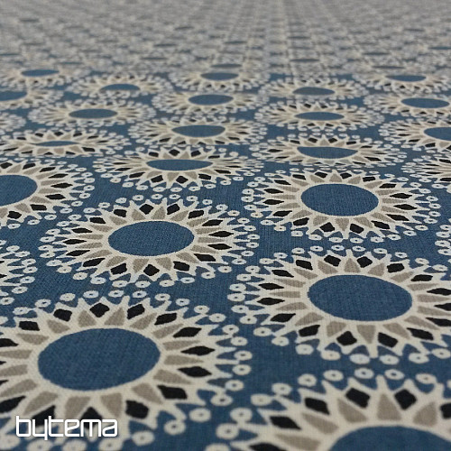 Cotton fabric MALAWA blue
