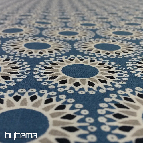 Cotton fabric MALAWA blue