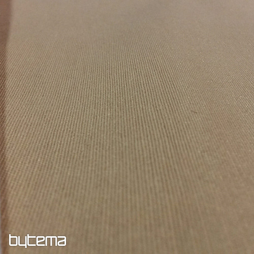 Unicolored decorative fabric LISO 102 beige