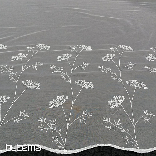 Embroidered luxury GERSTER curtain 11720