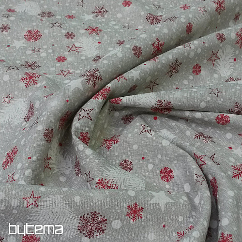 Christmas decorative fabric STAR DUST