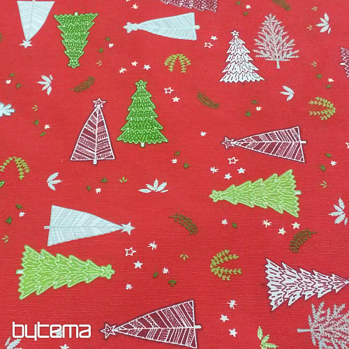 Christmas decorative fabric TREES