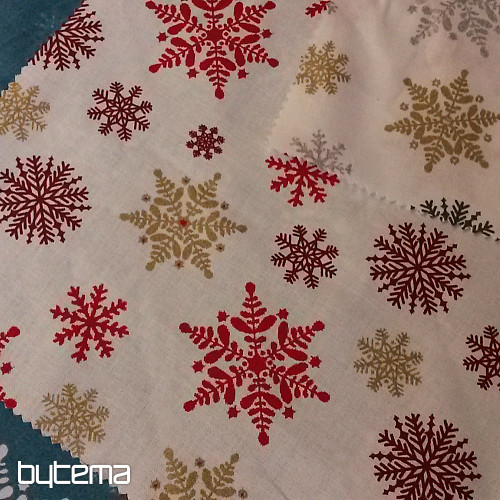 Cotton fabric ETOILES GIVREES 4579/02