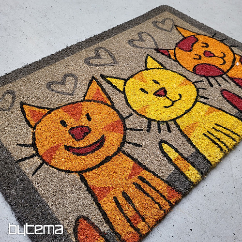 COLORFUL CATS doormat