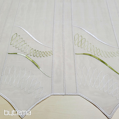Luxurious woven short curtain