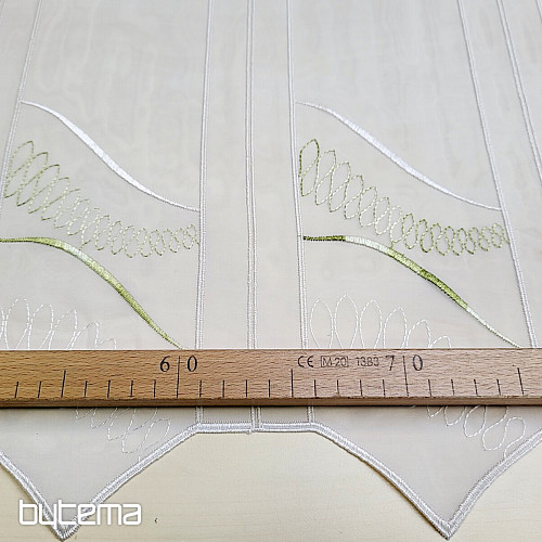 Luxurious woven short curtain
