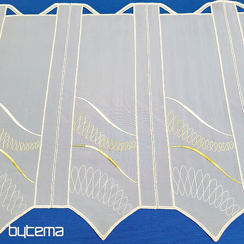 Luxurious woven short curtain