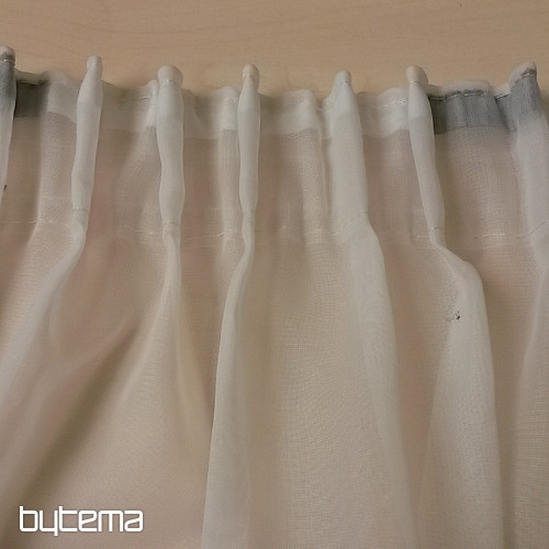 Flaring curtain ribbon 8 cm, 1:2
