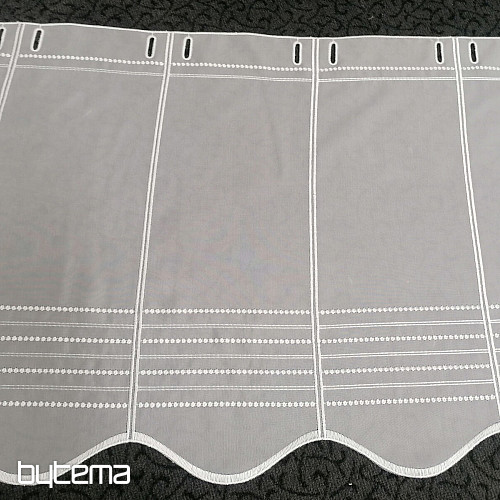 Modern embroidered curtain 11300