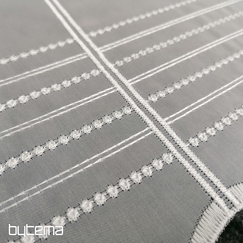 Modern embroidered curtain 11300
