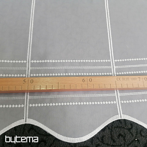 Modern embroidered curtain 11300