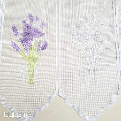 Jacquard curtain for stained glass LAVENDER