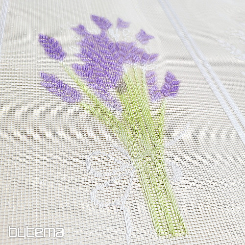 Jacquard curtain for stained glass LAVENDER