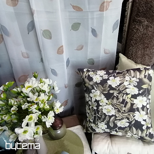 Decorative fabric  LEIRE black