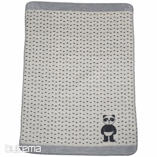 Children&#39;s cotton blanket DF PANDA for the crib