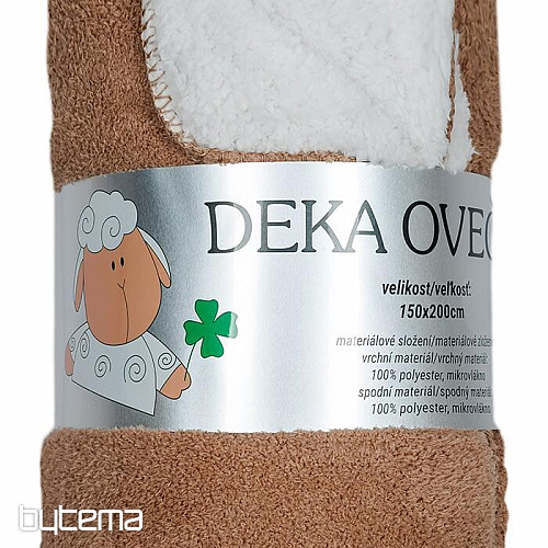 Sheep-sheep blanket chocolate/cream