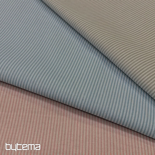 Cotton fabric BABY STRIP blue