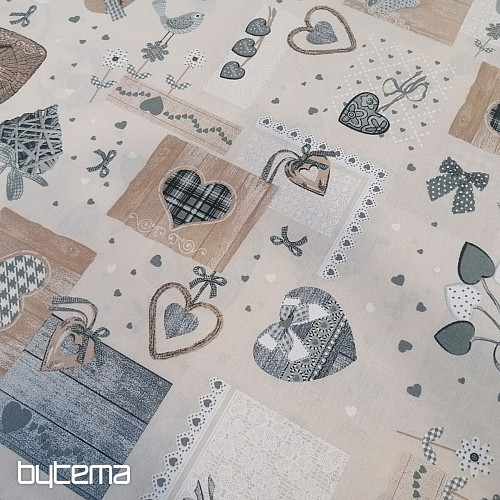 Decorative fabric TM PATCHWORK beige