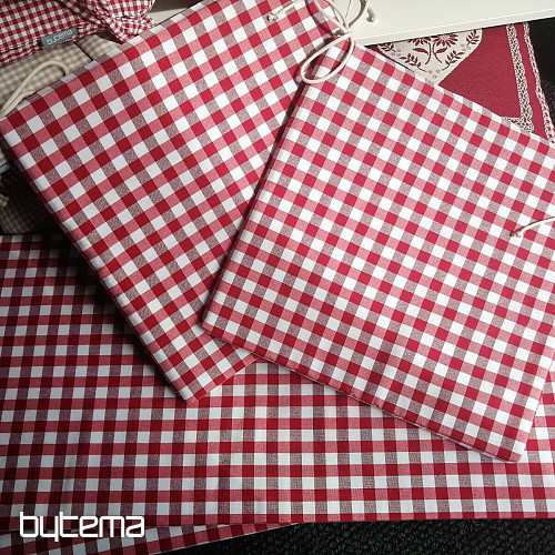 Decorative fabric MENORCA red
