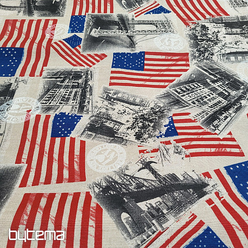 Decorative fabric AMERICA
