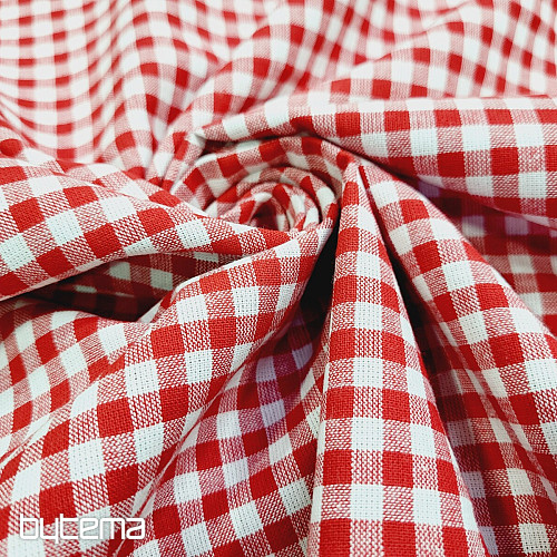 Decorative fabric KANAFAS red 0.5x0.5 cm