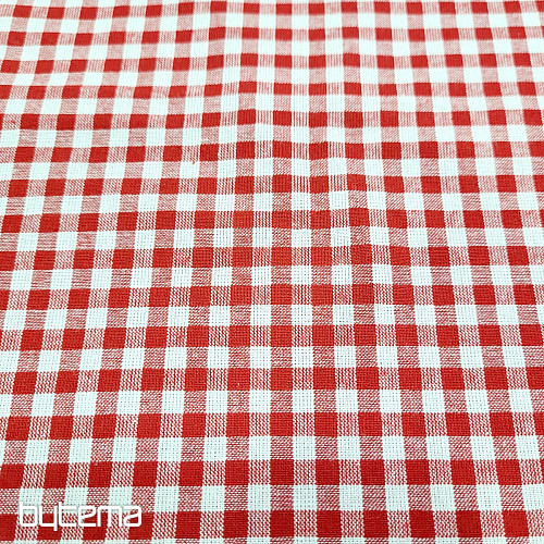 Decorative fabric KANAFAS red 0.5x0.5 cm