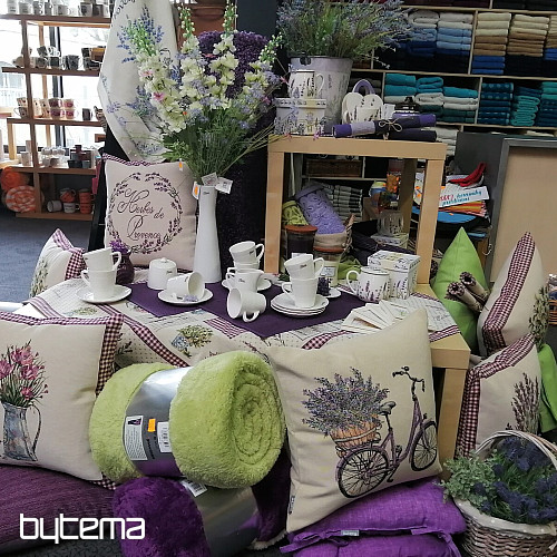 Tapestry cushion cover FLOWERS FROM PROVENCE BASIL