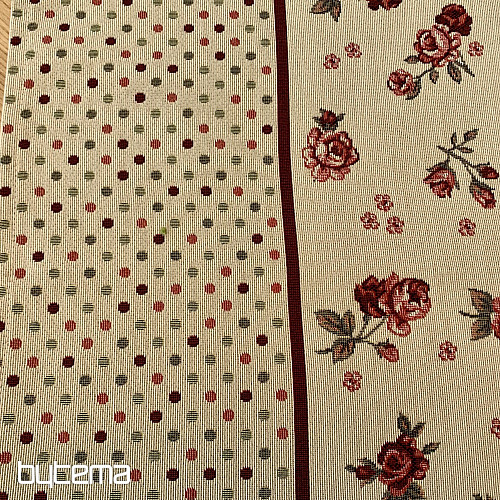 Tapestry tablecloth and scarf ROSES