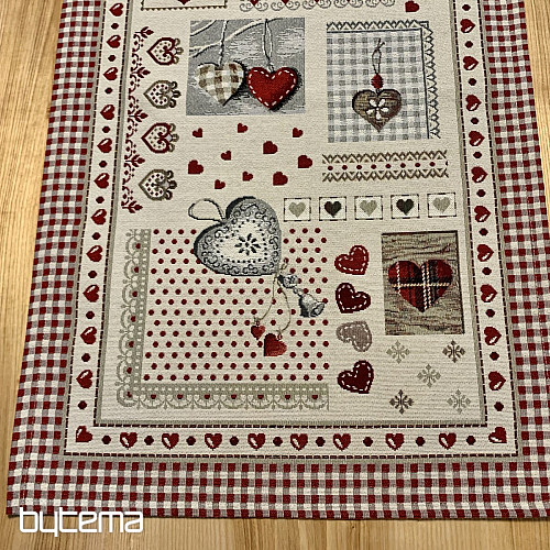 Tapestry tablecloth and scarf HEART OF NATURE