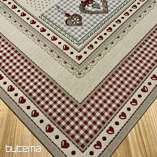 Tapestry tablecloth and scarf HEART OF NATURE