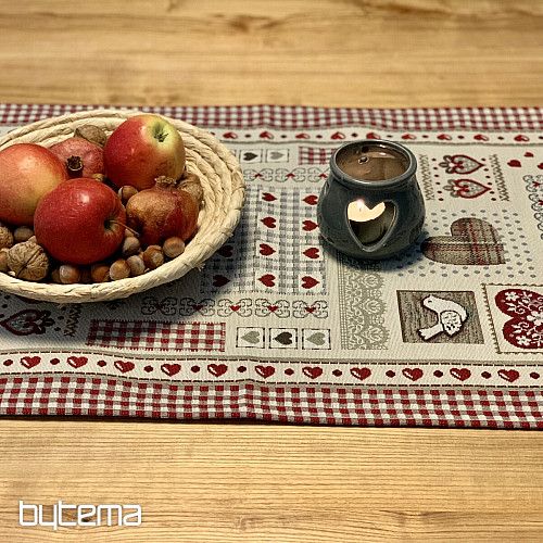 Tapestry tablecloth and scarf HEART OF NATURE