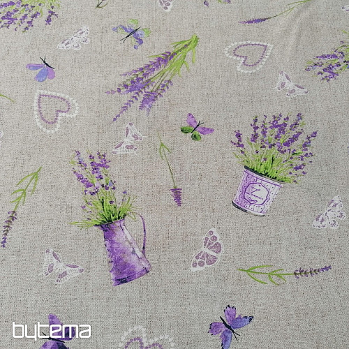 Decorative fabric LAVENDER Iilac