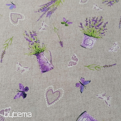 Decorative fabric LAVENDER Iilac