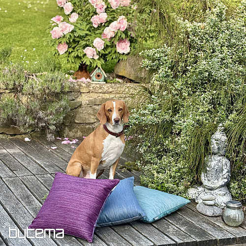Chenille pillow-case ELIA purple
