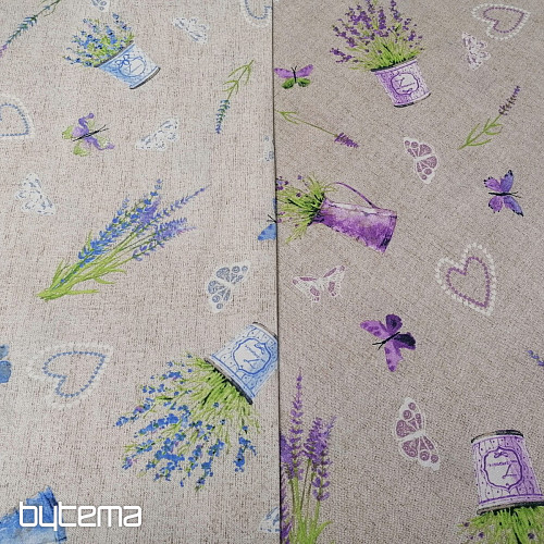 Decorative fabric LAVENDER blue