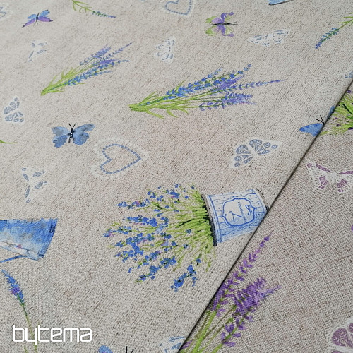 Decorative fabric LAVENDER blue