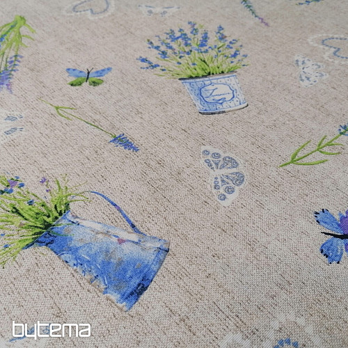 Decorative fabric LAVENDER blue