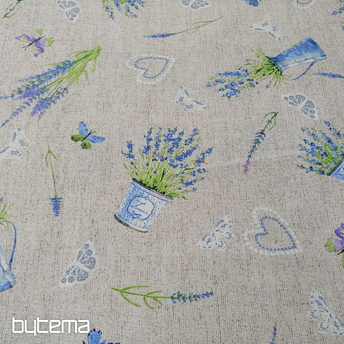 Decorative fabric LAVENDER blue