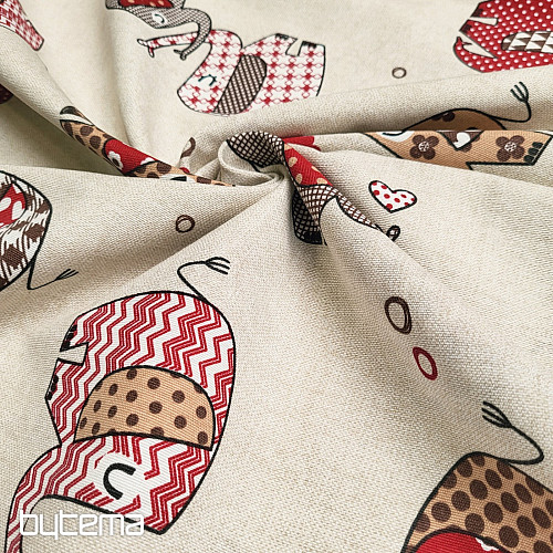 Decorative fabric ELEPHANTS