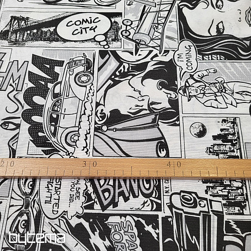 Decorative fabric COMICS SPACE